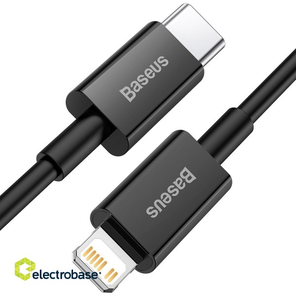 Baseus Superior Series Cable USB-C to iP, 20W, PD, 2m (black) image 5