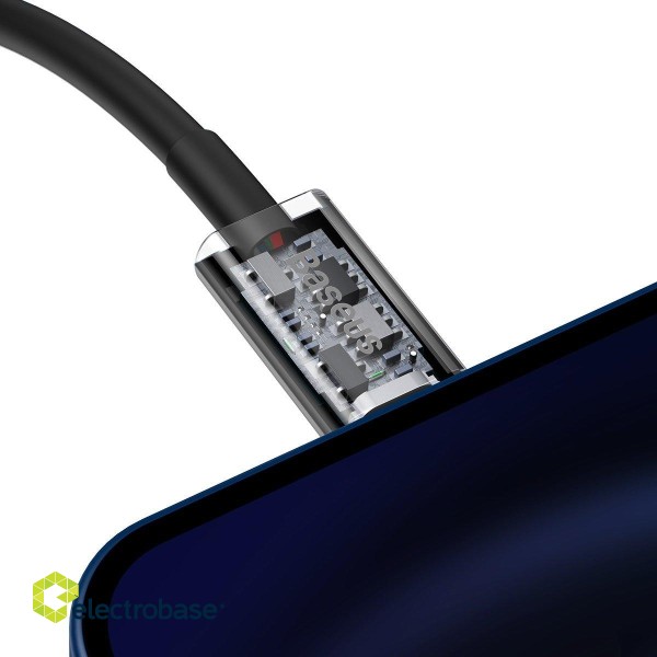 Baseus Superior Series Cable USB-C to iP, 20W, PD, 2m (black) image 7
