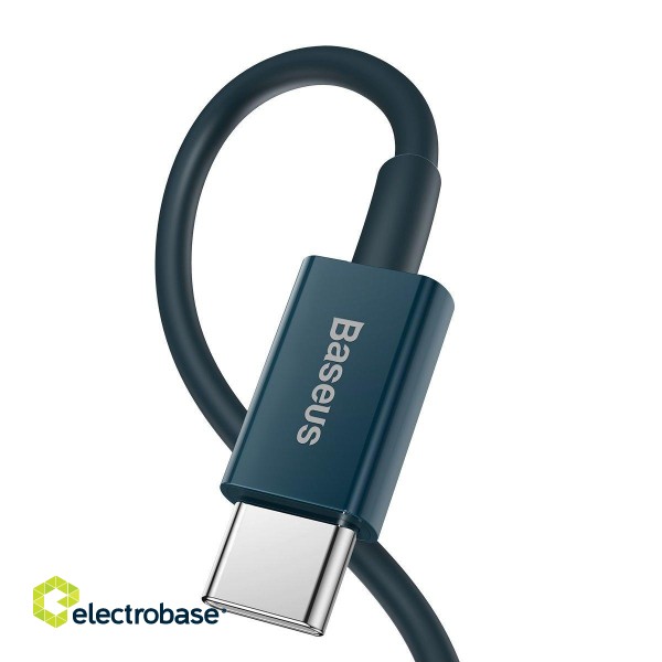 Baseus Superior Series Cable USB-C to iP, 20W, PD, 2m (blue) paveikslėlis 2