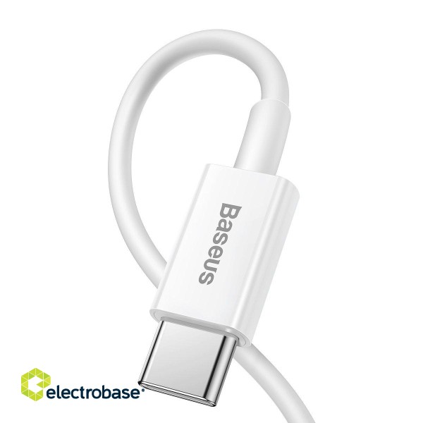 Baseus Superior Series Cable USB-C to Lightning, 20W, PD, 1m (white) image 3