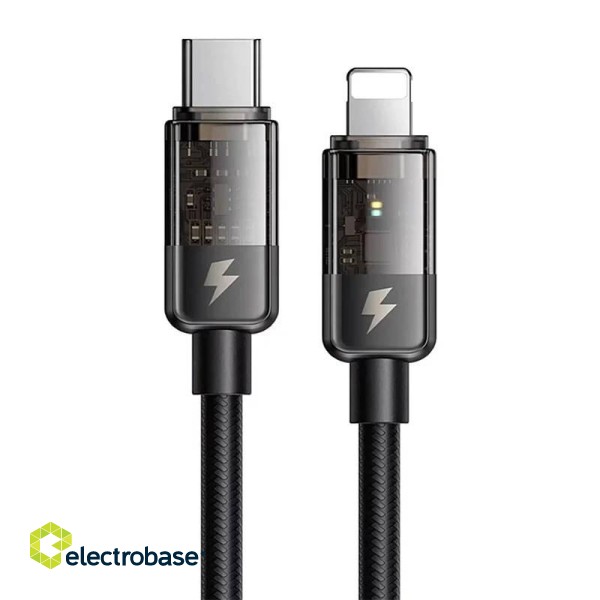Cabel USB-C to Lightning Mcdodo CA-3161, 36W, 1.8m (black) фото 1