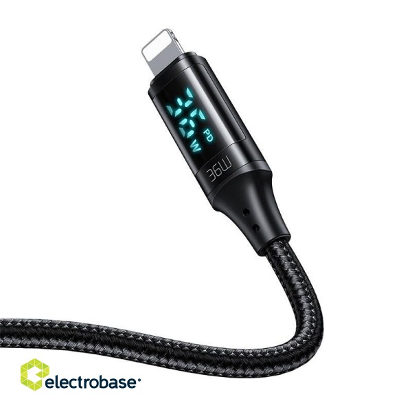 Cable Mcdodo CA-1030 USB-C to Lightning, 36W, 1.2m (black) image 2