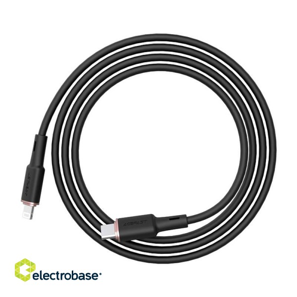 Cable USB-C to Lightining Acefast C2-01, 30W, MFi, 1.2m (black) image 1
