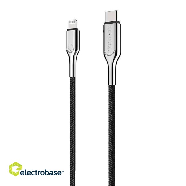 Cable USB-C to Lightning Cygnett Armoured 12W 1m (black)