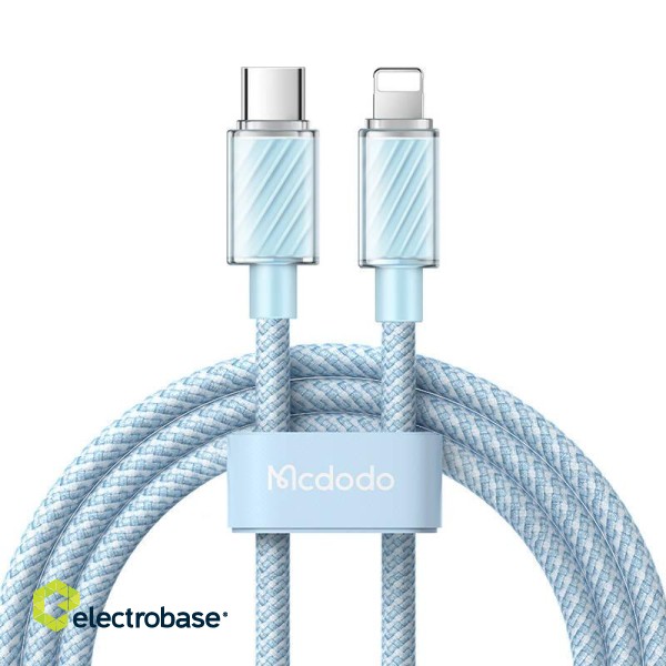 Cable USB-C to Lightning McdodoCA-3664, 36W, 2m (blue) paveikslėlis 1