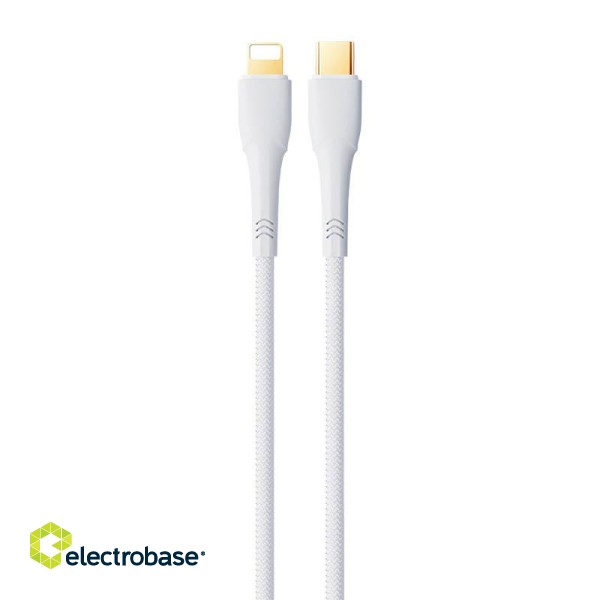 Remax Bosu RC-C063 cable USB-C to Lightning, 1,2m, 20W (white)