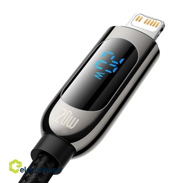 USB-C cable for Lightning Baseus Display, PD, 20W, 2m (black) image 3