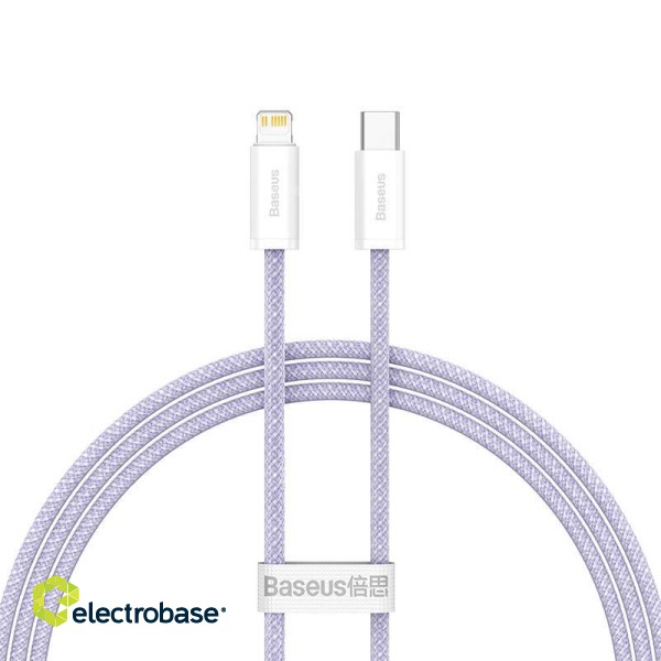 USB-C cable for Lightning Baseus Dynamic 2 Series, 20W, 1m (purple) paveikslėlis 2