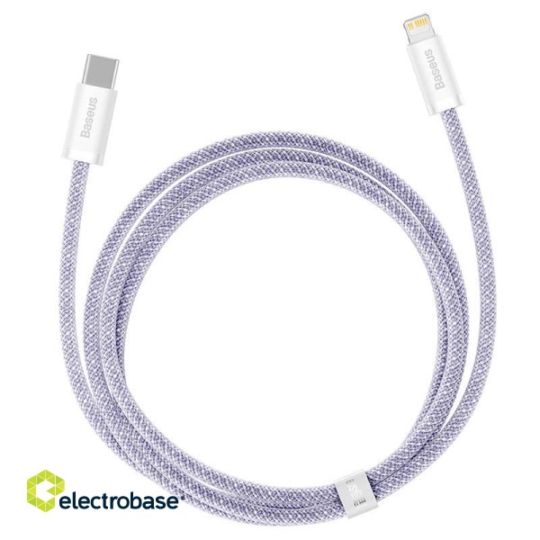 USB-C cable for Lightning Baseus Dynamic 2 Series, 20W, 1m (purple) paveikslėlis 3