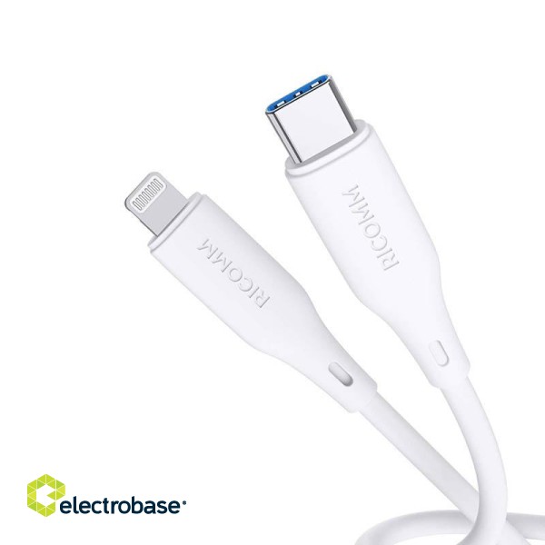 USB-C to Lightning Cable Ricomm RLS004CLW 1.2m image 2