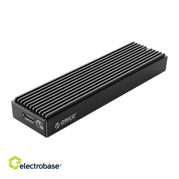 Enclosure SDD M.2 Orico, NVME, USB-C 3.1 Gen.2, 10Gbps (black) image 1