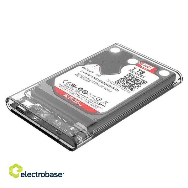 Hard Drive Enclosure Orico HDD 2,5" + USB 3.1 (10Gbps), USB-C (5Gbps) cables image 2