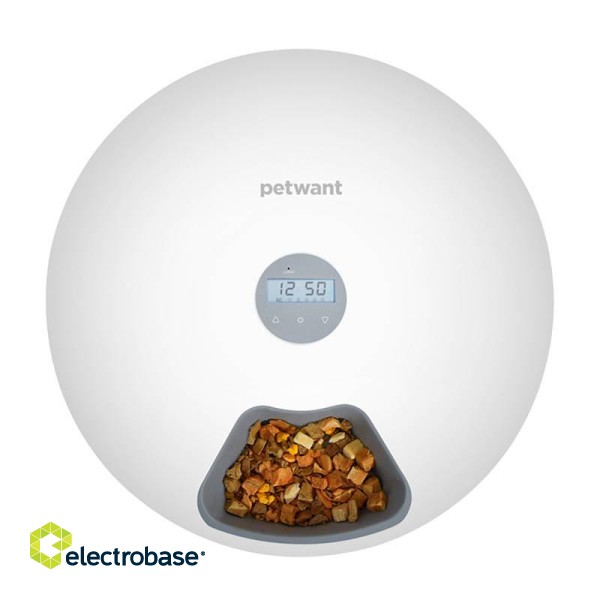 Intelligent 6-chamber food dispenser PetWant F6 фото 1