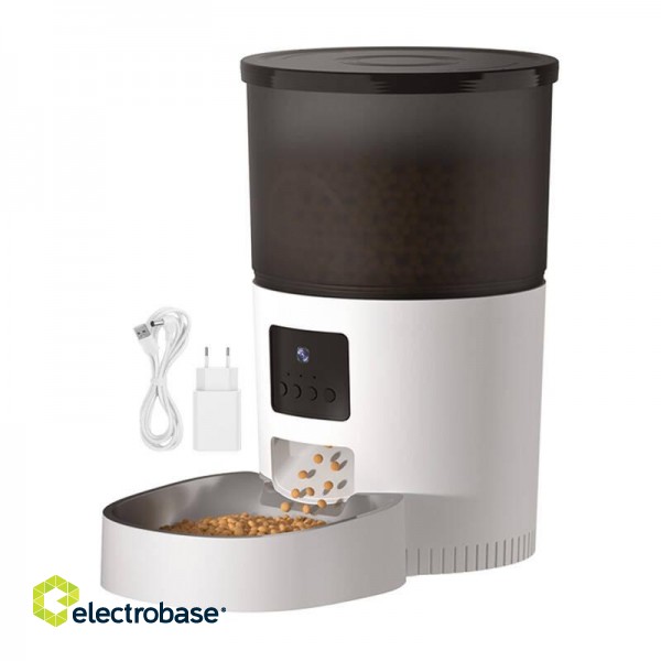 Rojeco 3L Automatic Pet Feeder WiFi with Camera image 2
