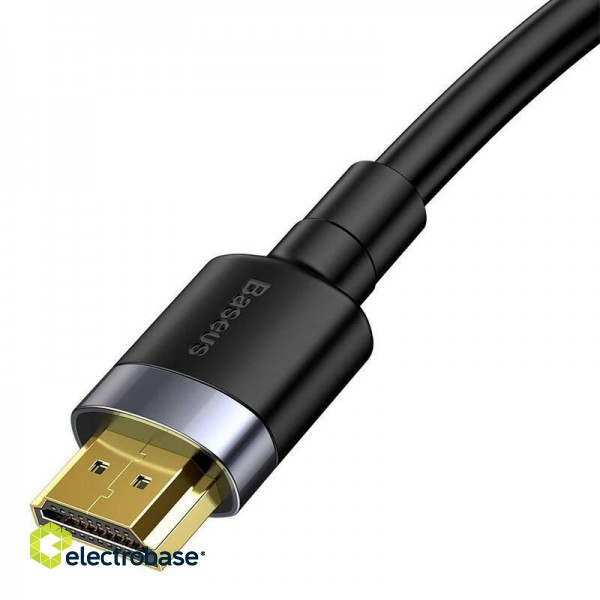 Baseus Cafule 4KHDMI Male To 4KHDMI Male Adapter Cable 2m Black paveikslėlis 4