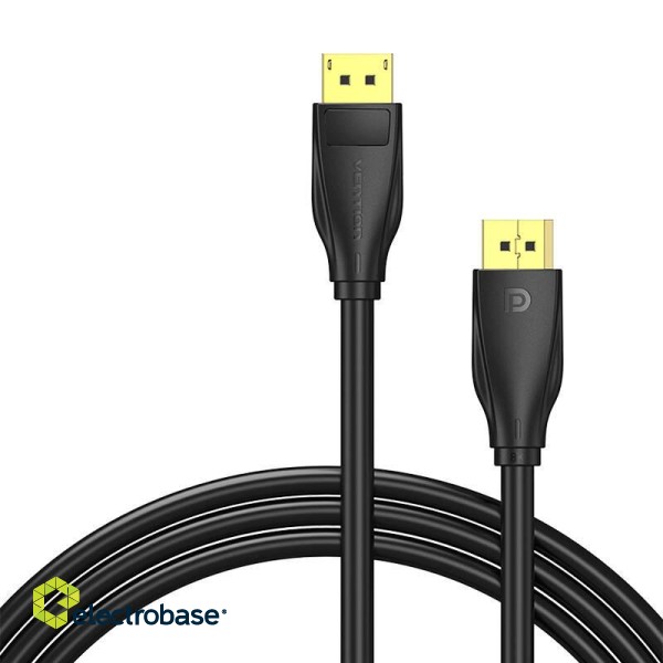 DisplayPort 1.4 Cable Vention HCCBF 1m, 8K 60Hz/ 4K 120Hz (black) фото 1