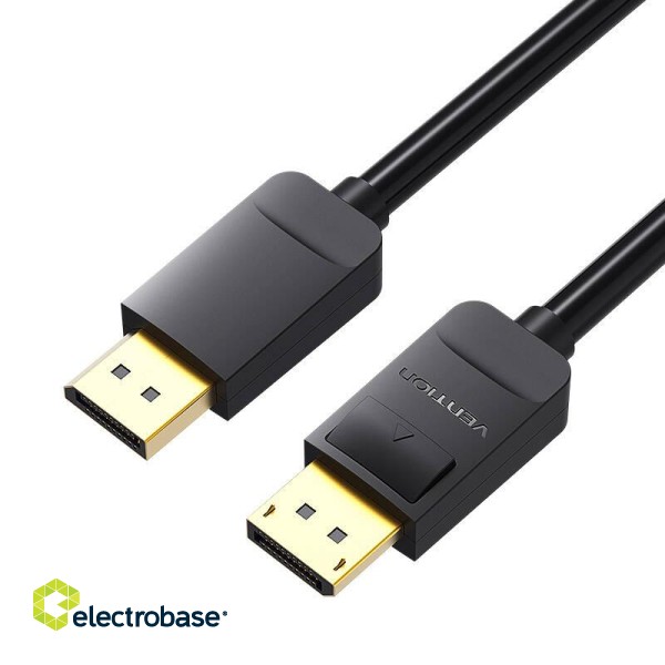 DisplayPort 1.2 Cable Vention HACBJ 5m, 4K 60Hz (Black) image 2