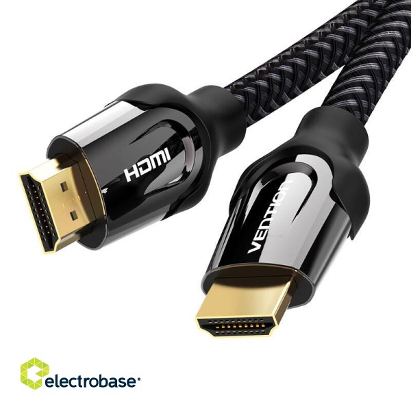 HDMI 2.0 Cable Vention VAA-B05-B100 1m 4K 60Hz (Black) фото 1