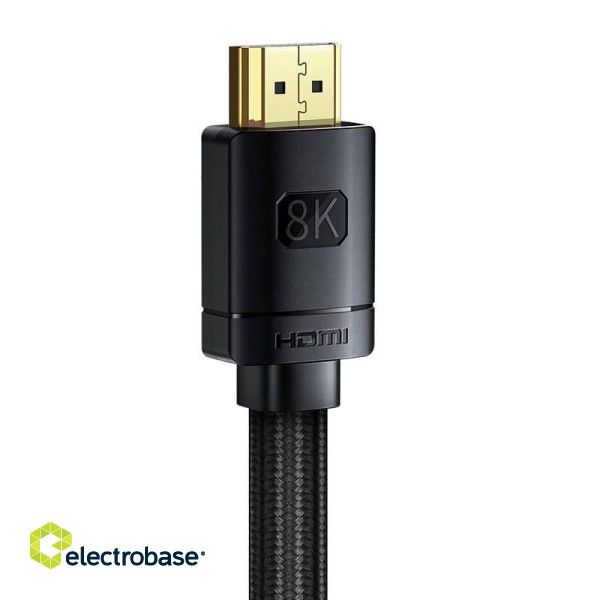 HDMI to HDMI Baseus High Definition cable 0.5m, 8K (black) image 3