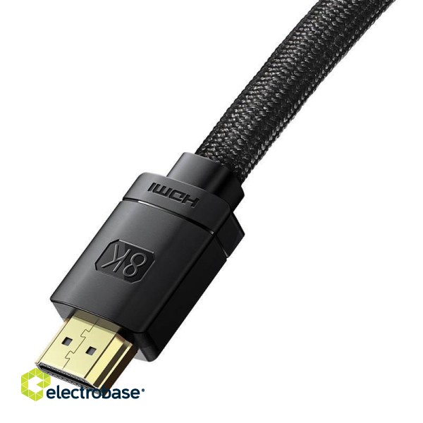 HDMI to HDMI Baseus High Definition cable 0.5m, 8K (black) image 4