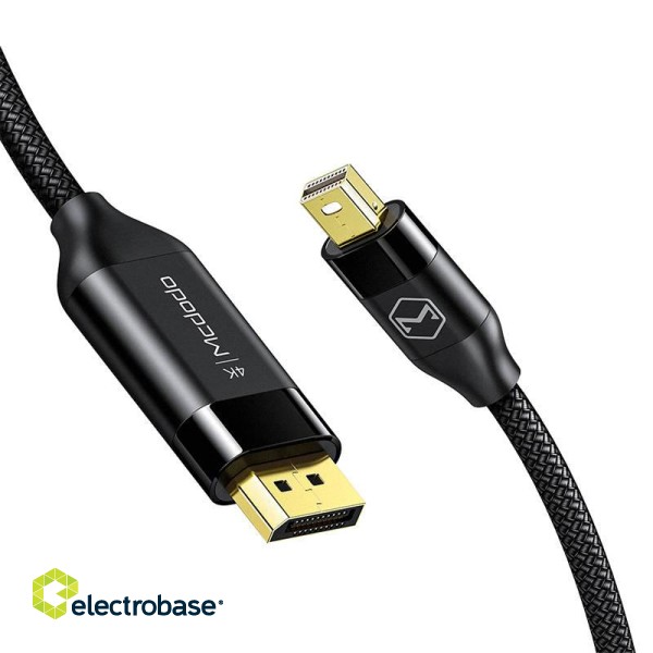 Mini DisplayPort - DisplayPort cable Mcdodo CA-8150, 2m (black) image 2