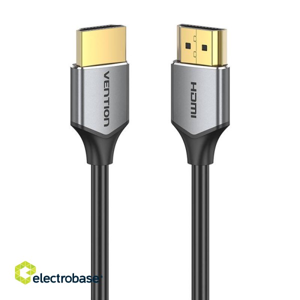 Ultra Thin HDMI HD Cable Vention ALEHF 1m 4K 60Hz (Gray) image 2