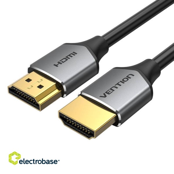 Ultra Thin HDMI Cable Vention ALEHH 2m 4K 60Hz (Gray) image 4