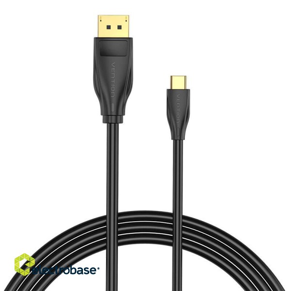 USB-C to DisplayPort 1.4 Cable Vention CGYBG, 1,5m, 8K 60Hz/4K 120Hz (black) image 1