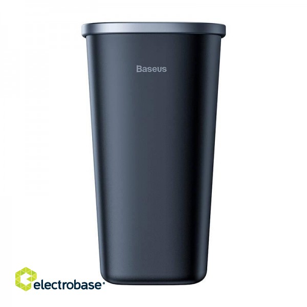 Baseus Dust-free Vehicle-mounted Trash Can（Trash Bag 3 roll/90）Black image 2