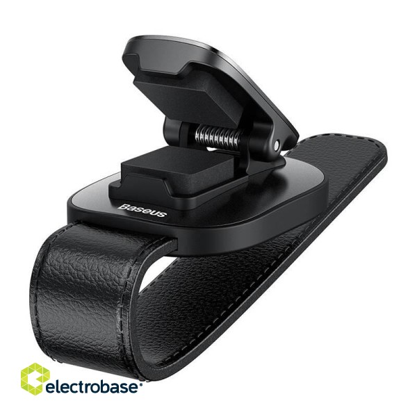 Baseus Platinum Vehicle eyewear clip (clamping type) Black image 5