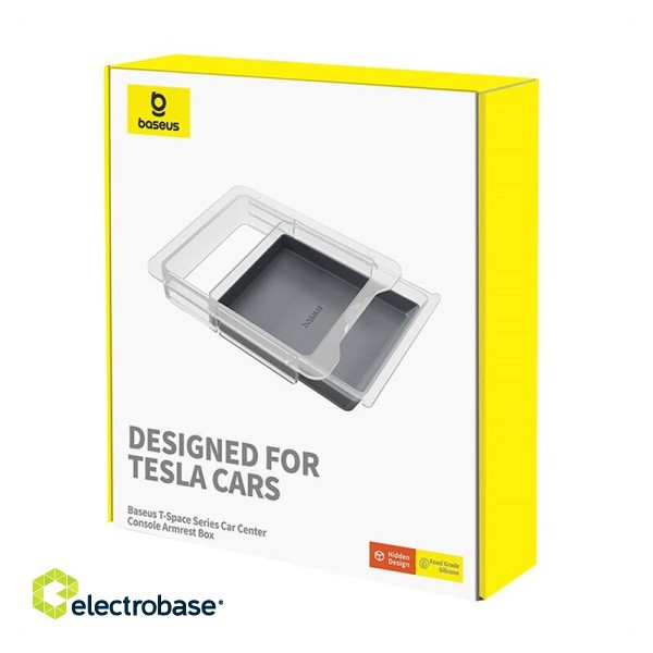 Storage box Tesla Baseus (grey) фото 8