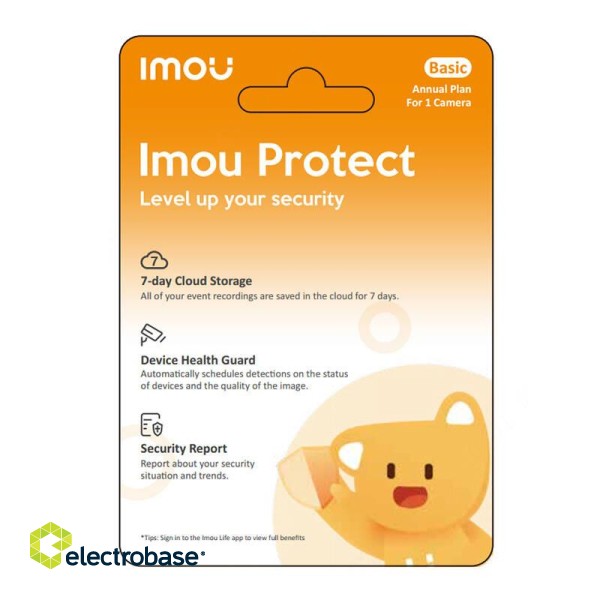 IMOU Protect Basic Gift Card (Annual Plan) image 1