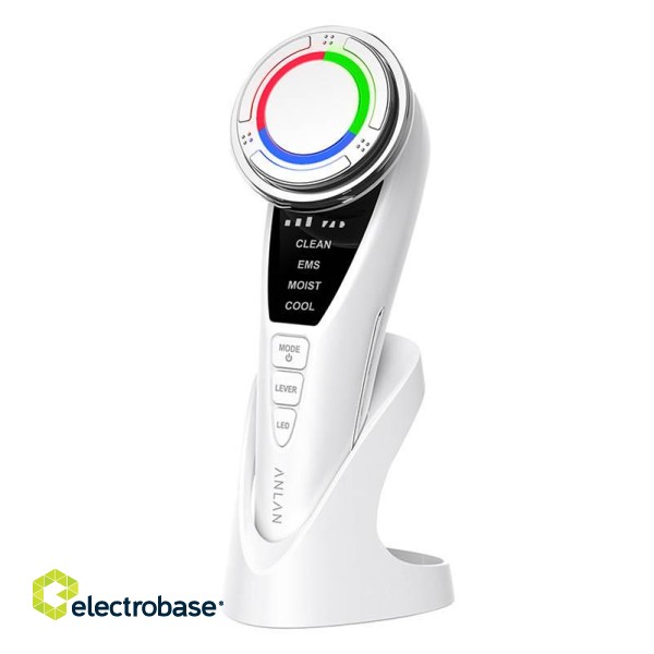Ultrasonic facial massager with light therapy ANLAN 01-ADRY15-001