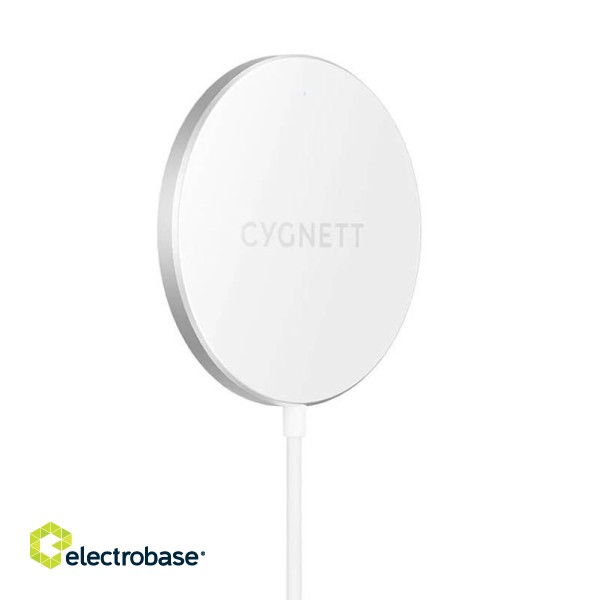 Wireless charger Cygnett 7.5W 2m (white) image 4