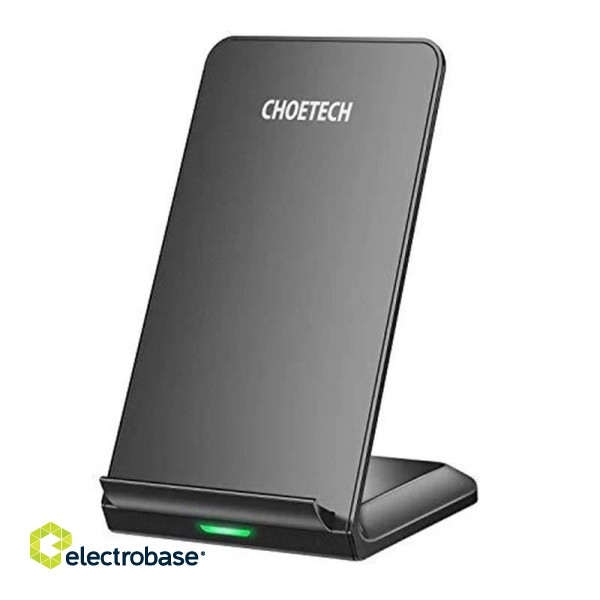 Wireless inductive charger Choetech T524-S, 10W (black) image 1