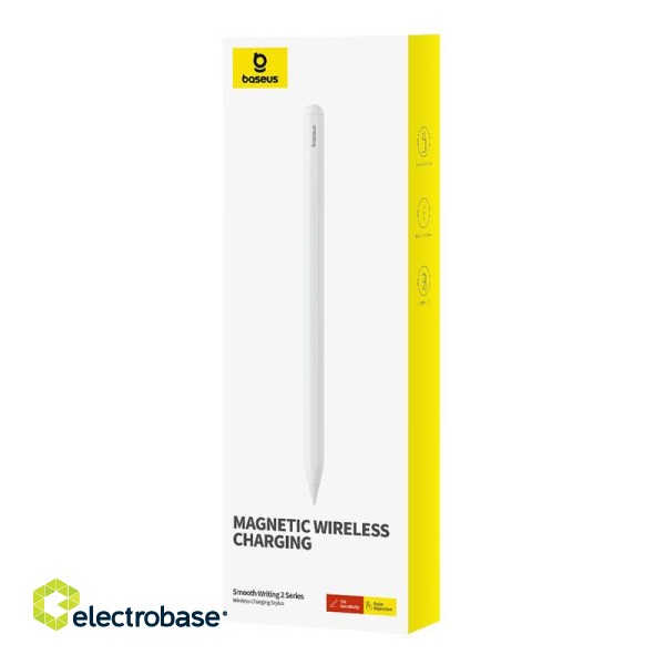 Active stylus Baseus Smooth Writing Series with wireless charging (White) image 3
