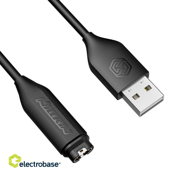 Nillkin Garmin Watch USB Charging Cable (black) image 2