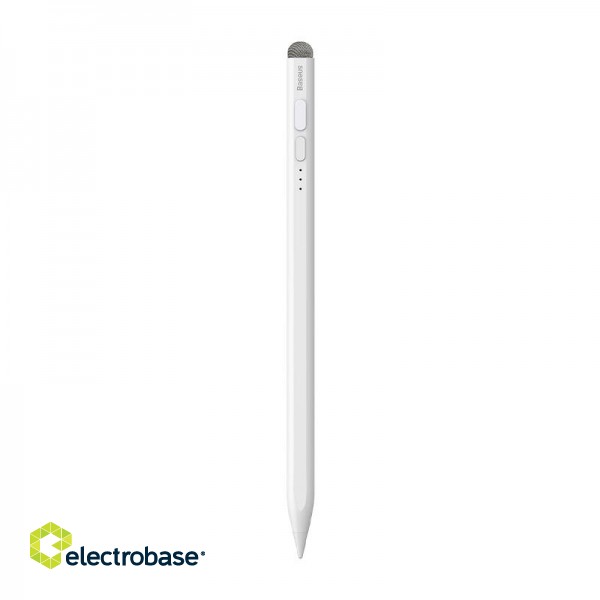 Smooth Writing Stylus with LED Indicators (Active+Passive) White фото 2