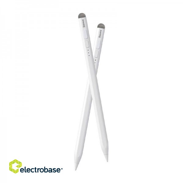 Smooth Writing Stylus with LED Indicators (Active+Passive) White фото 3