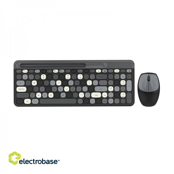 Wireless keyboard + mouse set MOFII 888 2.4G (Black) image 1