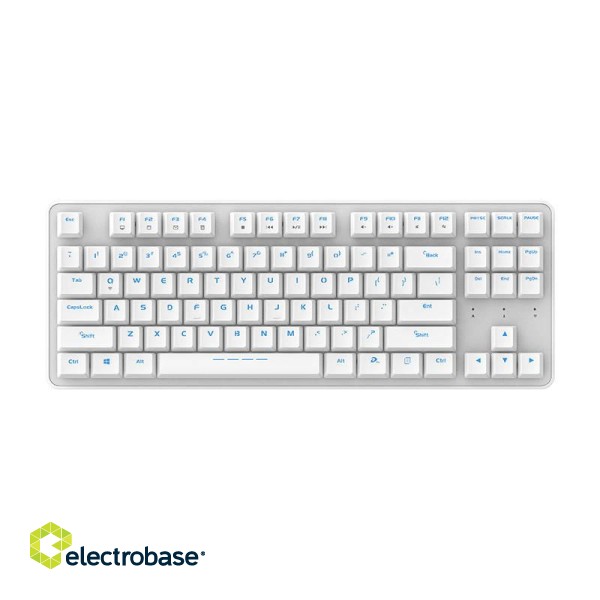 Wireless mechanical keyboard Dareu EK807G 2.4G (white) image 1