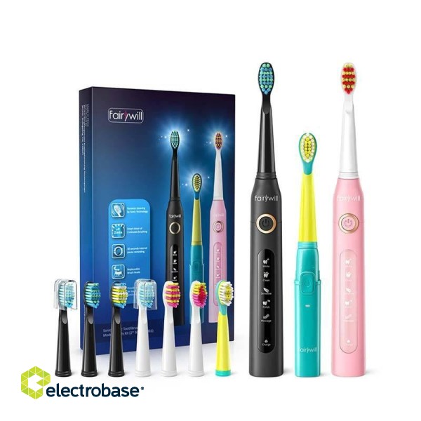 Family sonic toothbrush set with tip set FairyWill  FW-507