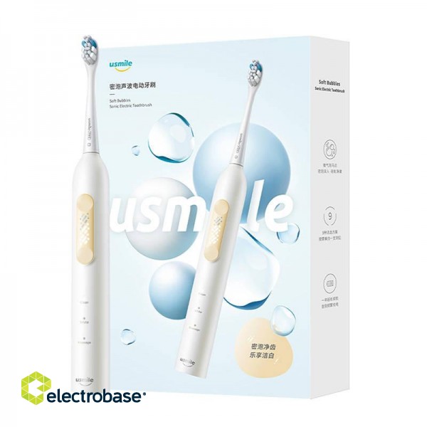 Sonic toothbrush with a set of tips Usmile P4 (white) image 2