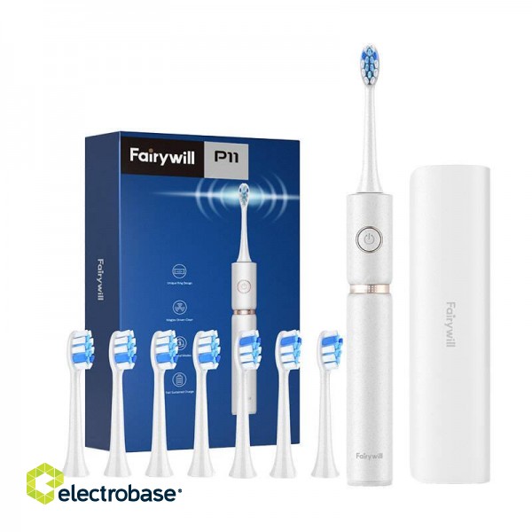 Sonic toothbrush with head set and case FairyWill FW-P11 (white) фото 1