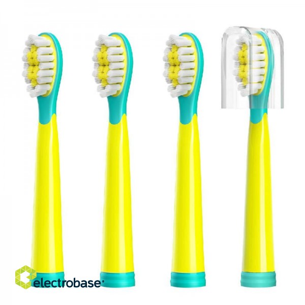 Sonic toothbrush with replaceable tip BV 2001 (blue/yellow) image 4