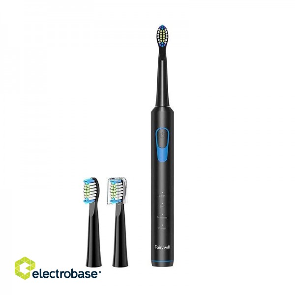 Sonic toothbrush with head set FairyWill FW-E6 (Black) image 3