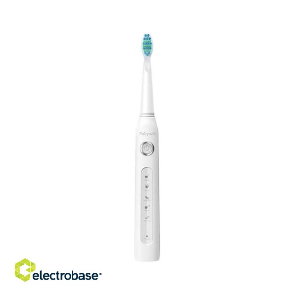 Sonic toothbrush with tip set and water fosser FairyWill FW-507+FW-5020E (white) фото 4