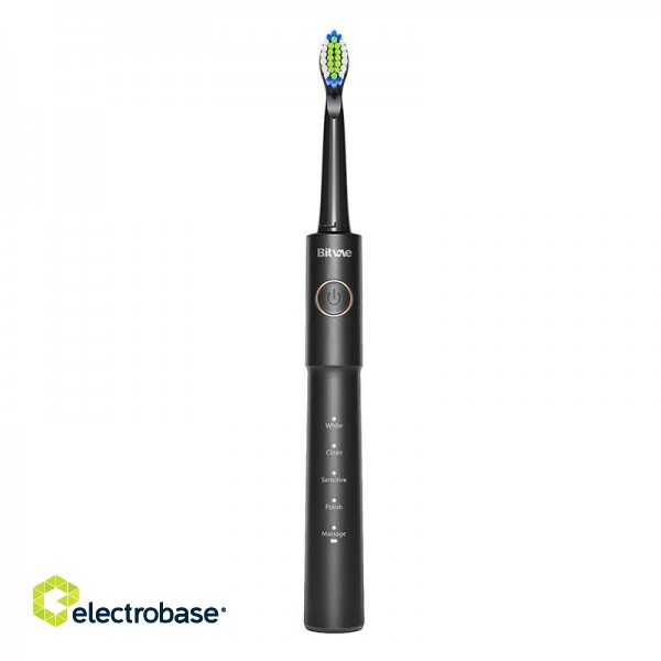 Sonic toothbrush with tips set and travel case BV E11 (Black) фото 2