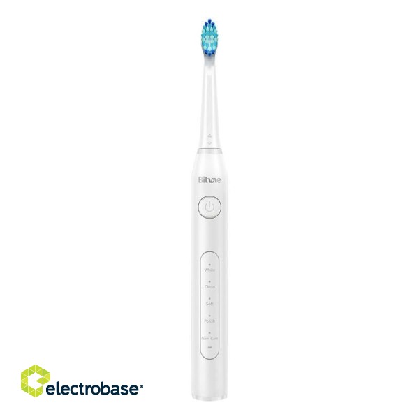 Sonic toothbrush with tips set and water flosser Bitvae D2+C2 (white) image 2