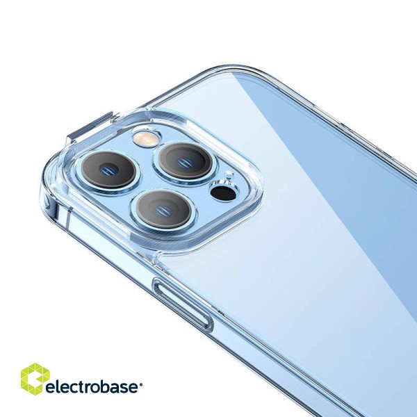 Baseus SuperCeramic Transparent Glass Case and Tempered Glass set for iPhone 14 Plus paveikslėlis 6